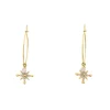 Boucles oreilles Pierre Lannier Bijoux Australe - BJ22A2251 Acier Doré
