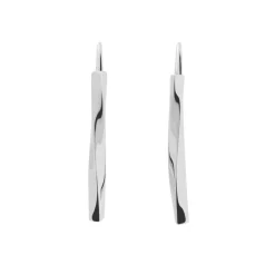Boucles oreilles Pierre Lannier Bijoux Entasis - BJ20A8101 Acier Argent