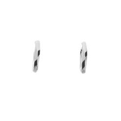 Boucles oreilles Pierre Lannier Bijoux Entasis - BJ20A6101 Acier Argent