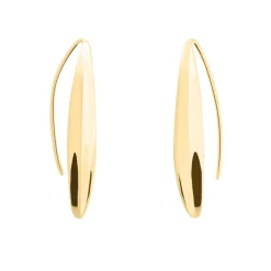 Boucles oreilles Pierre Lannier Bijoux Entasis - BJ20A2201 Acier Doré
