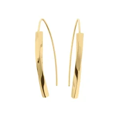 Boucles oreilles Pierre Lannier Bijoux Entasis - BJ20A8201 Acier Doré