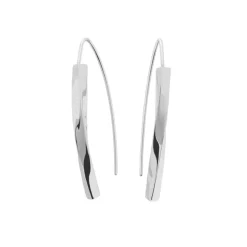 Boucles oreilles Pierre Lannier Bijoux Entasis - BJ20A8101 Acier Argent