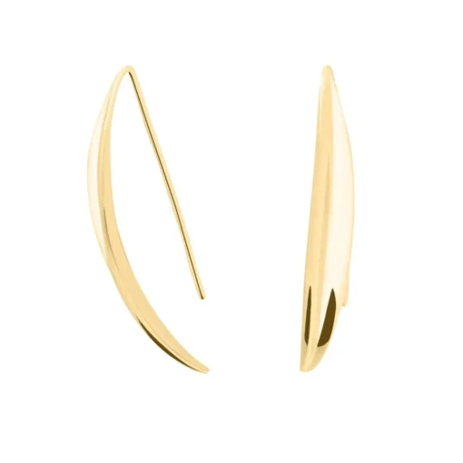 Boucles oreilles Pierre Lannier Bijoux Entasis - BJ20A2201 Acier Doré