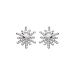 Boucles oreilles puces soleil Argent Maison de la Bijouterie W556300