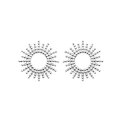 Boucles oreilles puces soleil Argent Maison de la Bijouterie W564V00