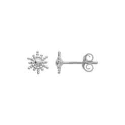 Boucles oreilles puces soleil Argent Maison de la Bijouterie W556300