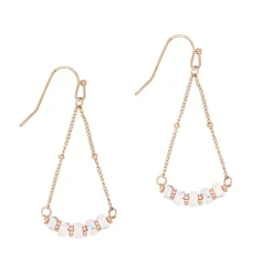 Boucles oreilles Sloya Piana en pierres Howlite