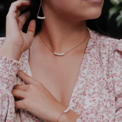 Boucles oreilles Sloya Piana en pierres Howlite