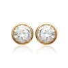 Boucles oreilles solitaire plaqué or 5mm Maison de la Bijouterie Y5ZZ5Z05