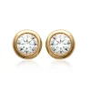 Boucles oreilles solitaire plaqué or 3mm Maison de la Bijouterie Y5ZZ5Z03