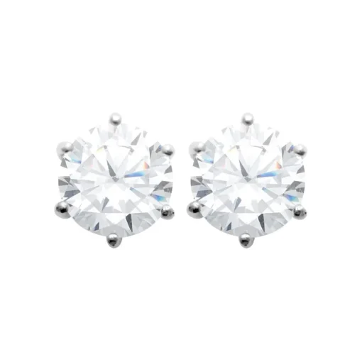 Boucles oreilles solitaires argent Maison de la Bijouterie Z0YZ536UZ