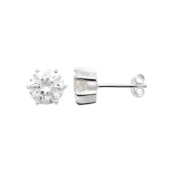 Boucles oreilles solitaires argent Maison de la Bijouterie Z0YZ536VZ