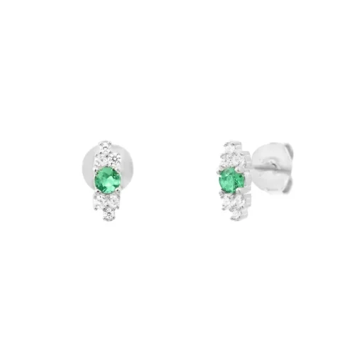 Boucles Punica bijoux Fine FIN_E04_RHO Argent