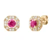 Boucles Punica bijoux Vintage VIN_E06_GP