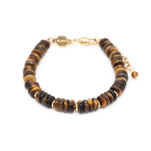 Bracelet Blima en pierres Oeil de Tigre