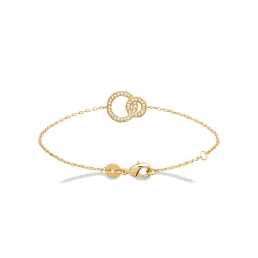Bracelet fantaisie maille forçat plaqué or Maison de la Bijouterie UW33V3ZV