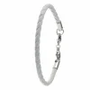 Bracelet façon cuir blanc pour charms perles par SC Crystal SB064-BLANC