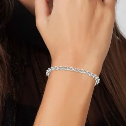 Bracelet Femme Angèle M - B2379-ARGENT Acier Argent