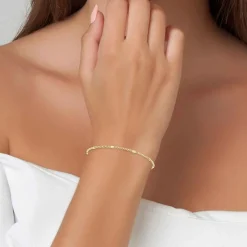 Bracelet Femme Angèle M B2388-DORE - Acier Doré