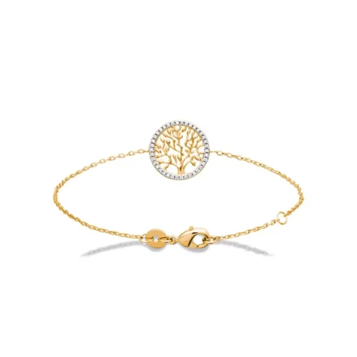 Bracelet femme arbre de vie plaqué or Maison de la Bijouterie UWZWY6ZV
