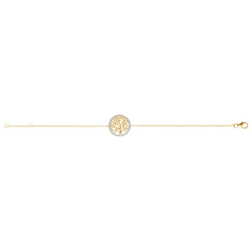 Bracelet femme arbre de vie plaqué or Maison de la Bijouterie UWZWY6ZV