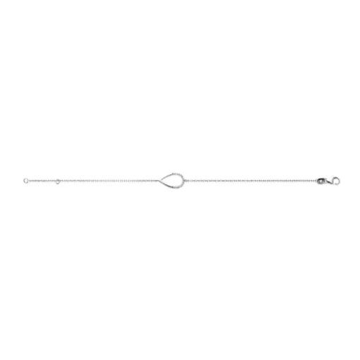 Bracelet femme argent goutte oxyde de zirconium Maison de la Bijouterie VW30YVZV