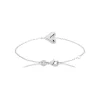 Bracelet femme argent oxydes cœur Maison de la Bijouterie VW3UVUZV