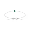 Bracelet femme argent oxyde de zirconium verte Maison de la Bijouterie VW3UW6ZV