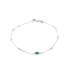 Bracelet femme argent oxyde de zirconium verte Maison de la Bijouterie VW3VU5ZV