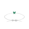Bracelet femme argent oxydes vertes Maison de la Bijouterie VW3VV4ZV