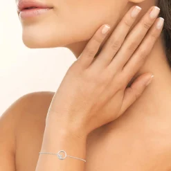 Bracelet femme argent oxyde de zirconium Maison de la Bijouterie VW404WZV