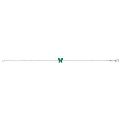 Bracelet femme argent oxydes vertes Maison de la Bijouterie VW3VV4ZV
