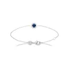 Bracelet femme argent pierre bleue nuit Maison de la Bijouterie VW3UW0ZV