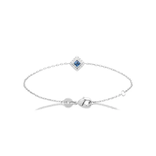 Bracelet femme argent pierre bleue Maison de la Bijouterie VW3UV5ZV
