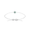 Bracelet femme argent pierre verte Maison de la Bijouterie VW3UV4ZV