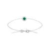 Bracelet femme argent pierre verte Maison de la Bijouterie VW3UVYZV