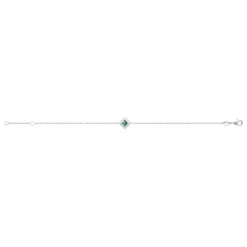 Bracelet femme argent pierre verte Maison de la Bijouterie VW3UV4ZV