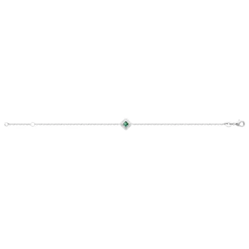 Bracelet femme argent pierre verte Maison de la Bijouterie VW3UV4ZV