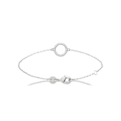 Bracelet femme argent rhodié - VWZ543ZV