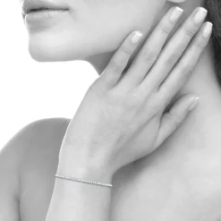 Bracelet femme argent rhodié - VWZU4WZV