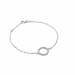 Bracelet femme argent rhodié - VWZ543ZV
