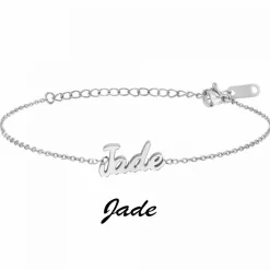 Bracelet Femme Athème - B2694-ARGENT-JADE Acier Argent