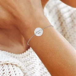 Bracelet Femme Athème - B2814-ARGENT Acier Argent