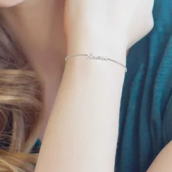 Bracelet Femme Athème - B2694-ARGENT-AMOUR Acier Argent