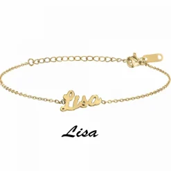 Bracelet Femme Athème - B2694-DORE-LISA Acier Doré