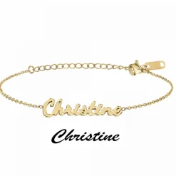Bracelet Femme Athème - B2694-DORE-CHRISTINE Acier Doré