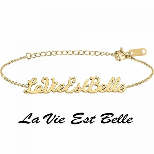 Bracelet Femme Athème - B2694-DORE-LAVIEESTBELLE Acier Doré