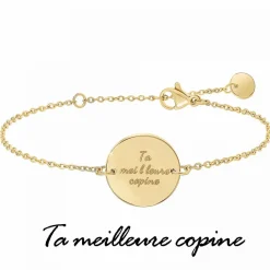 Bracelet Femme Athème - B2819-DORE Acier Doré