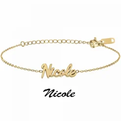 Bracelet Femme Athème - B2694-DORE-NICOLE Acier Doré