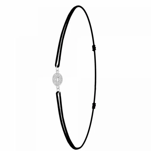 Bracelet Femme Athème - BS082-SB049-O Tissu Argent